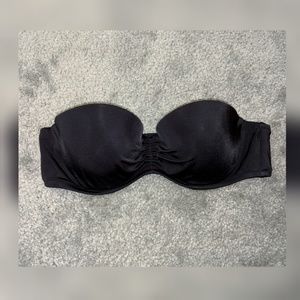 {NWOT} Victoria's Secret black bandeau bikini top